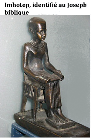 Imhotep identiaie au joseph biblique